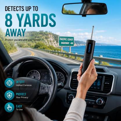 Vivomend™ Hidden Camera Detector (Military Grade, with built-in RF and GPS Tracking Detection)